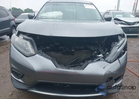 2016 Nissan Rogue S из США, поврежденный, VIN KNMAT2MV1GP647408